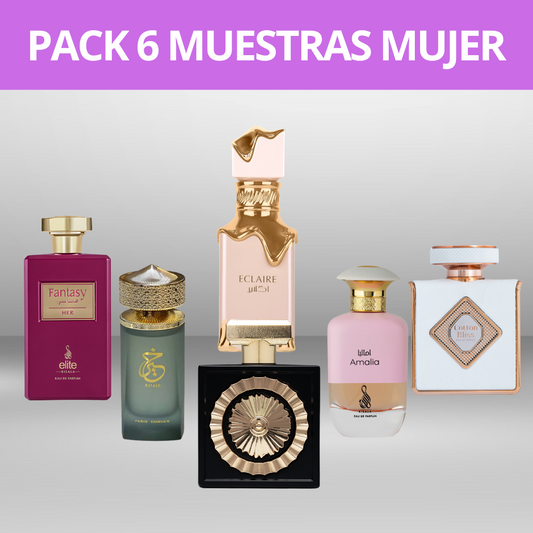 PACK 6 MUESTRAS MUJER
